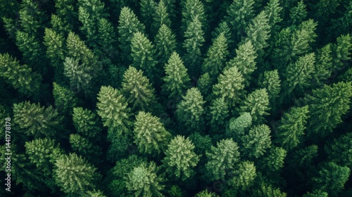 Forest from above