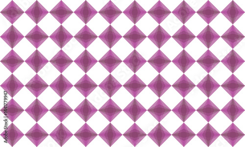 seamless geometric pattern with triangles, purple diamond checkerboard repeat pattern, replete image, design for fabric printing