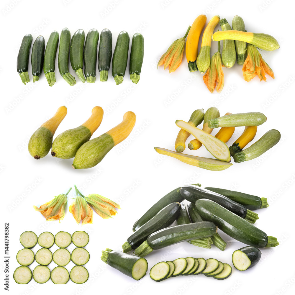 group of zucchini