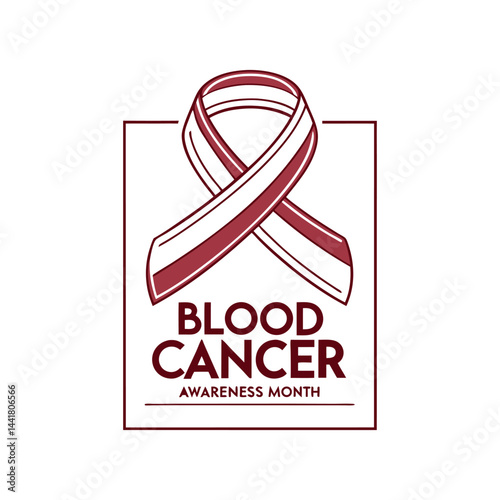  blood cancer awareness month logo vector 