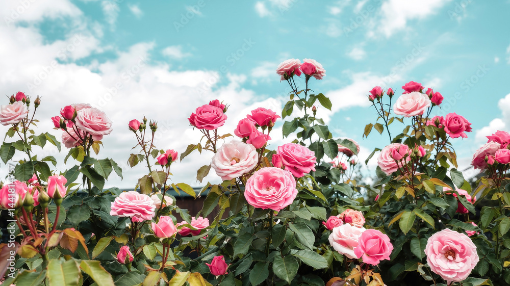 Rose Garden in Bloom