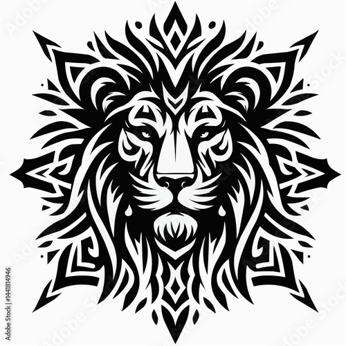lion head with wings