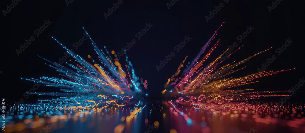 Abstract Light Explosion