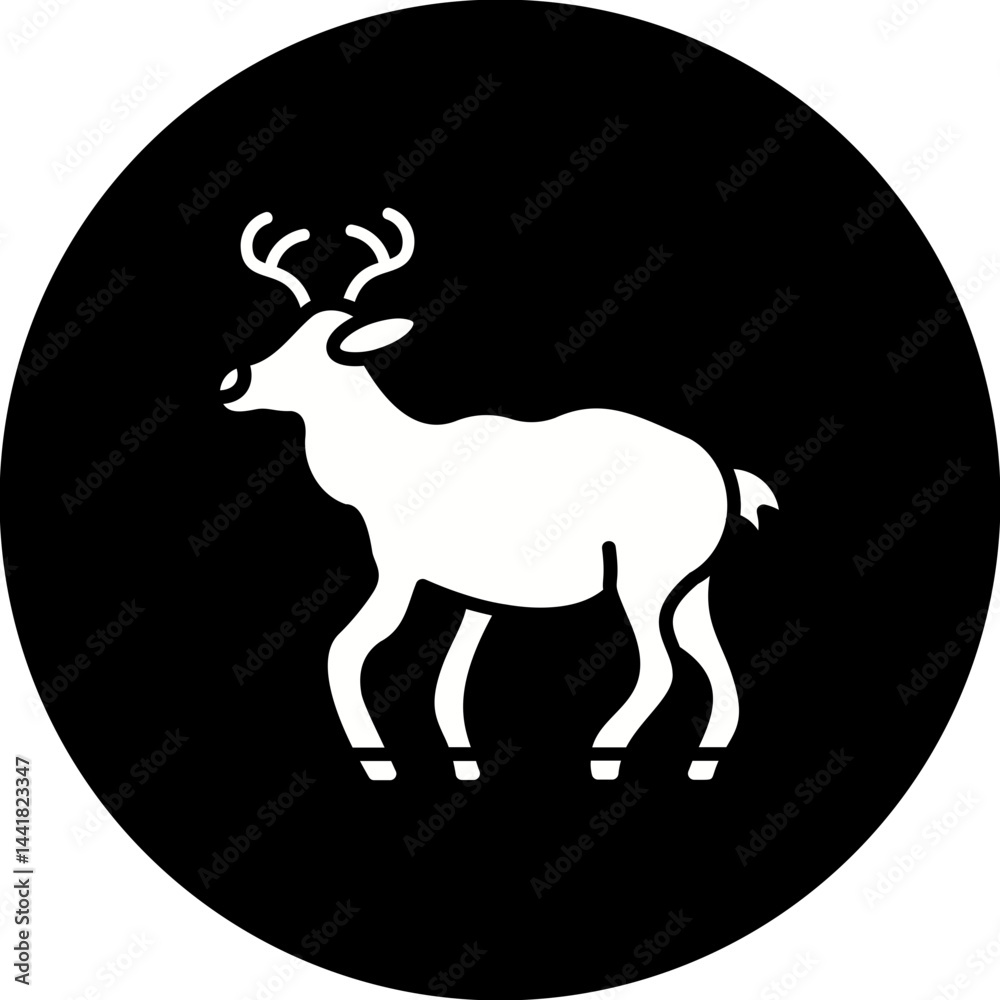Fototapeta premium Deer Icon