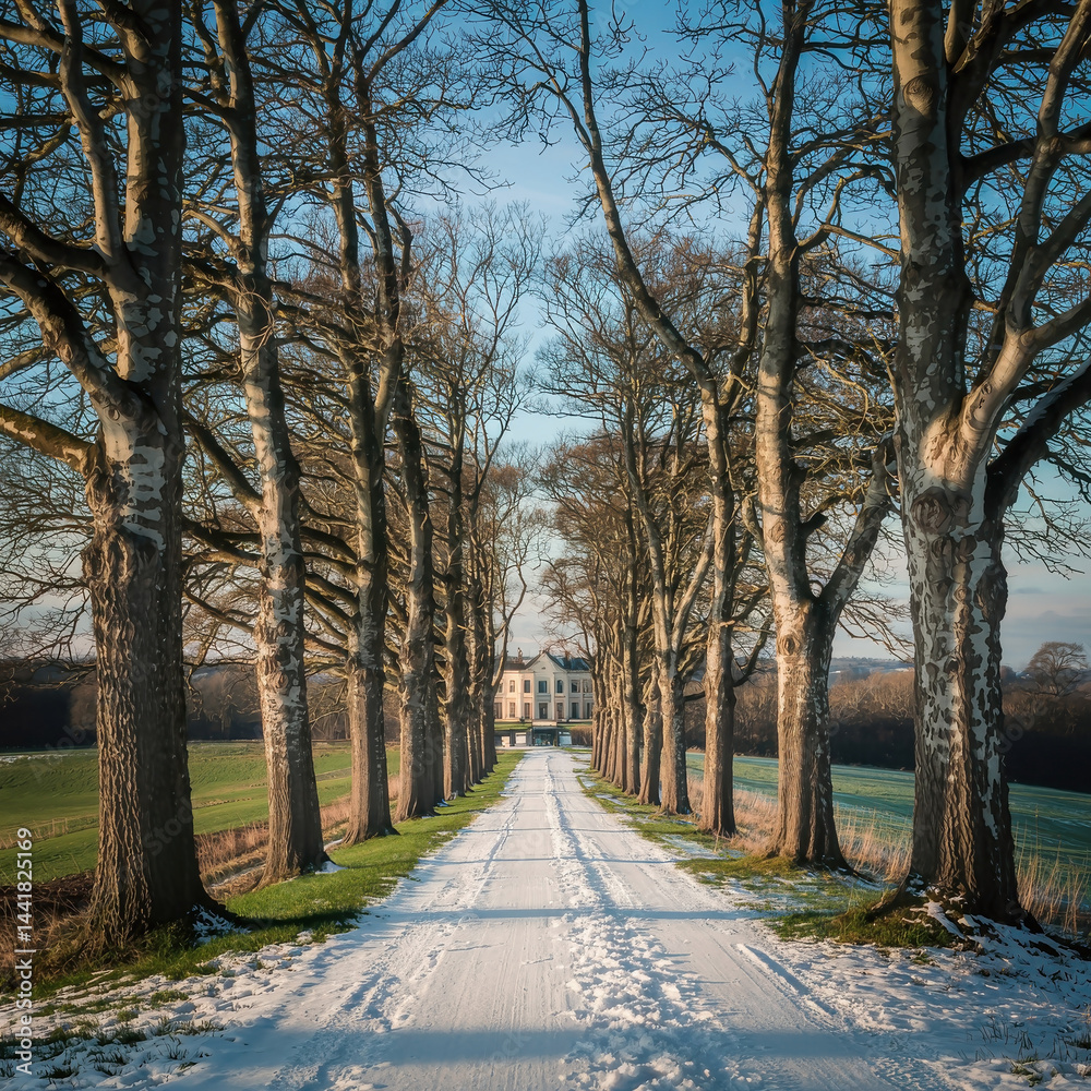 Winter Tree Alley