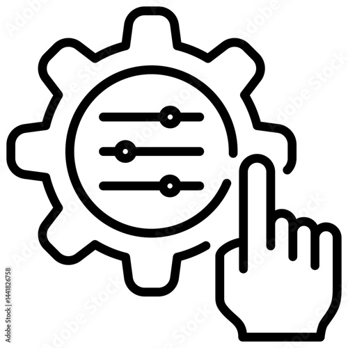 Customization Outline Icon