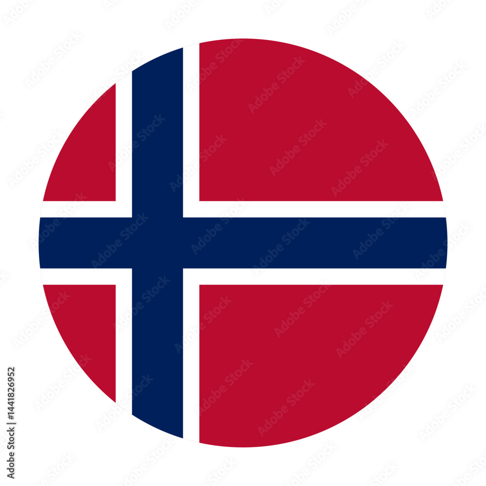Norway flag vector isolated on transparent background Norway flag vector isolated on transparent background