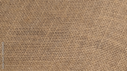 Brown burlap sack texture can be use as background. Close-up of fabric woven from burlap stock photo. 