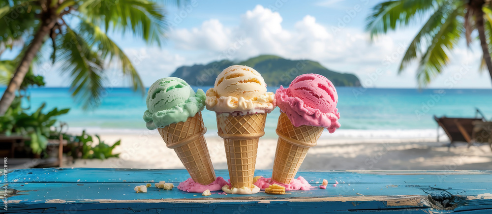 Ice Cream on the Beach
