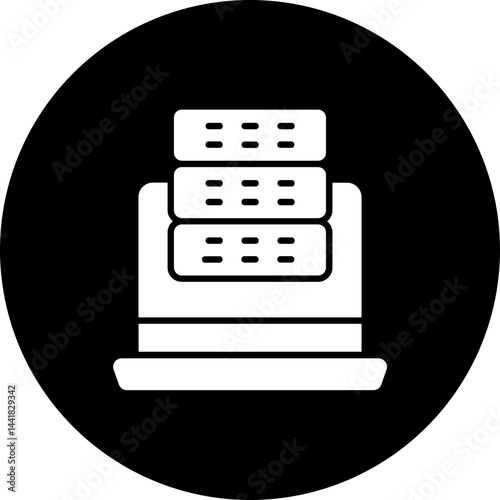 Laptop Storage Icon