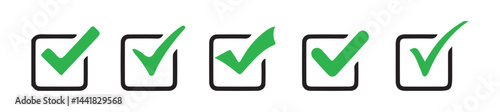 Green checkmark sign. check mark icon vector .symbol, sign, yes, right.  Vector Illustration