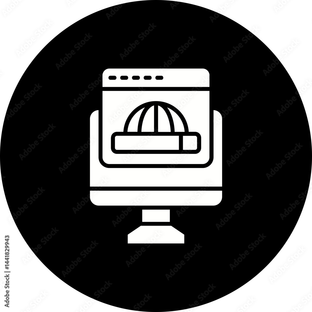 Fototapeta premium Browser Icon