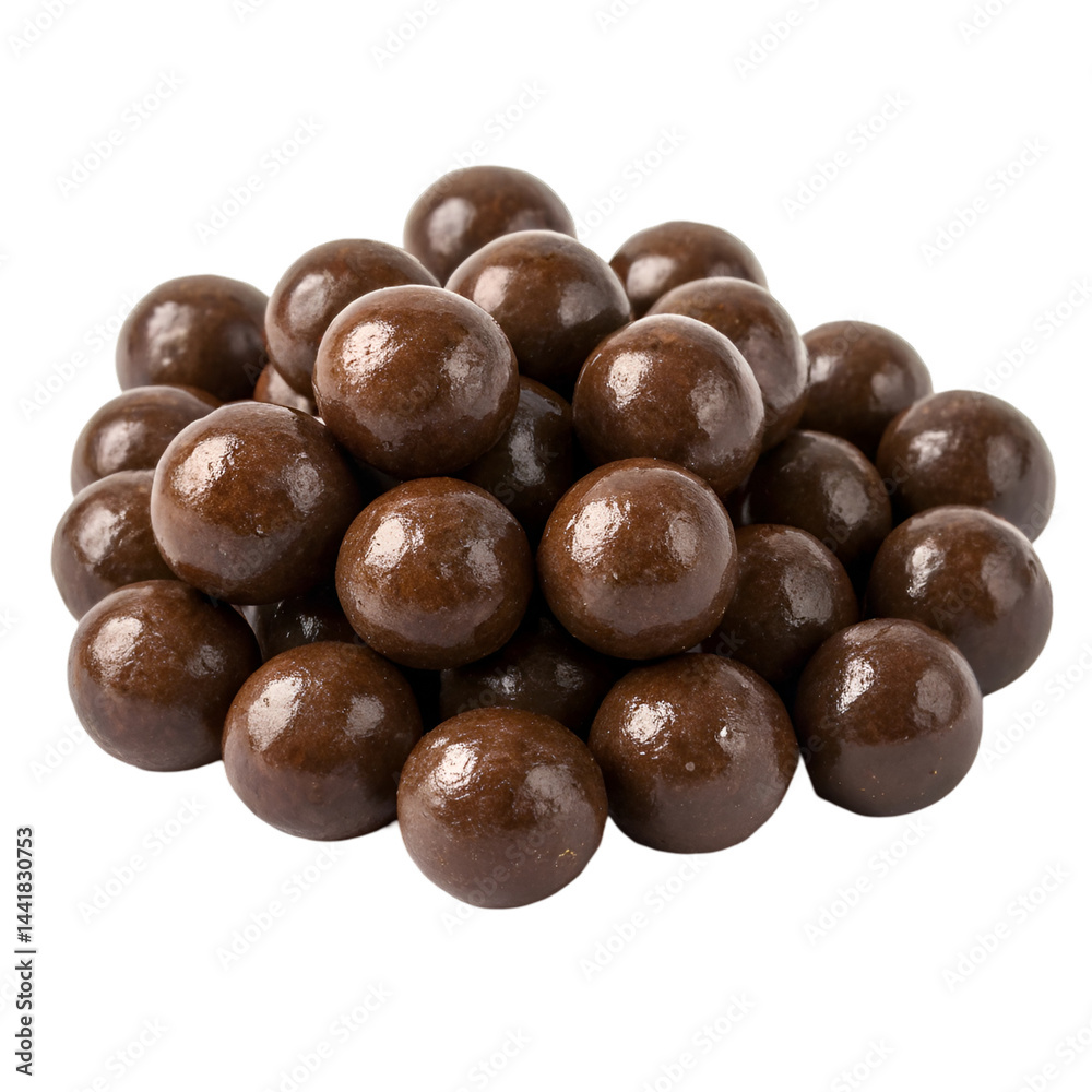 Liquorice flavored chew balls isolated on transparent background Liquorice flavored chew balls isolated on transparent background