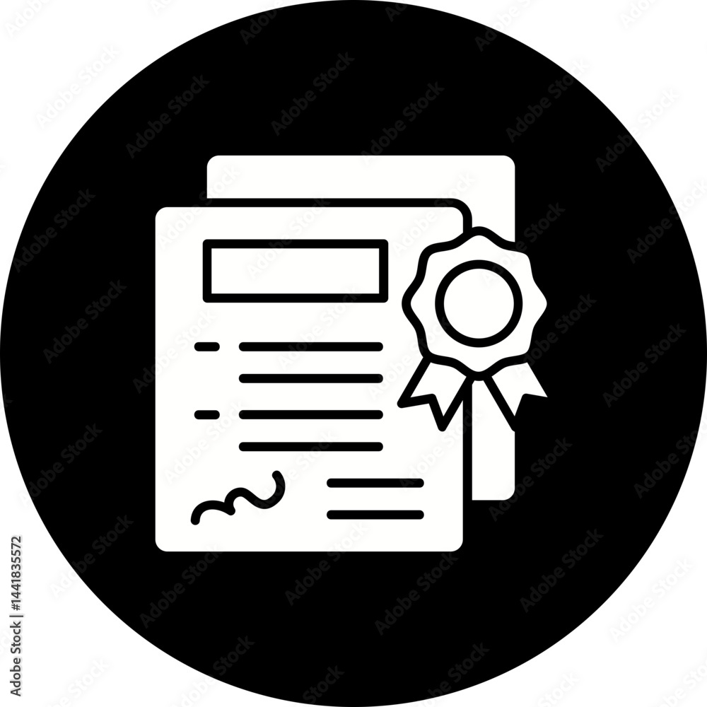 Certificate Icon Certificate Icon