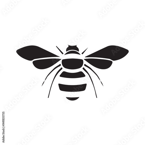 bee and flowers