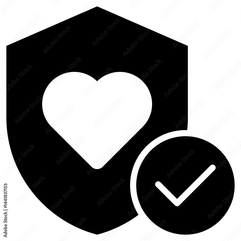 Trust Glyph Icon Trust Glyph Icon