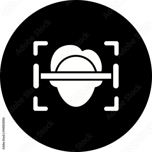 Face scanner Icon