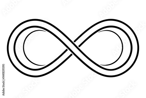 Love in Infinity Line Art