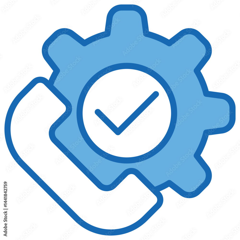 Support Blue White Icon Support Blue White Icon