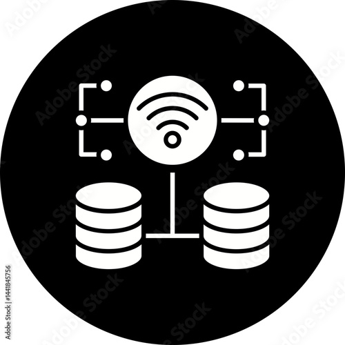 Wireless database Icon