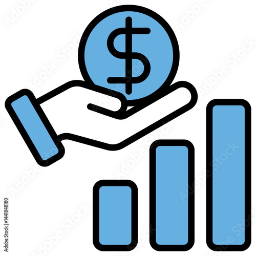 Incentive Blue Black Icon