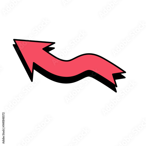 Wallpaper Mural Stylized Retro Arrow Graphic Torontodigital.ca