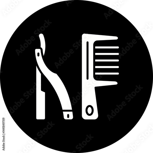 Hair cutting Icon