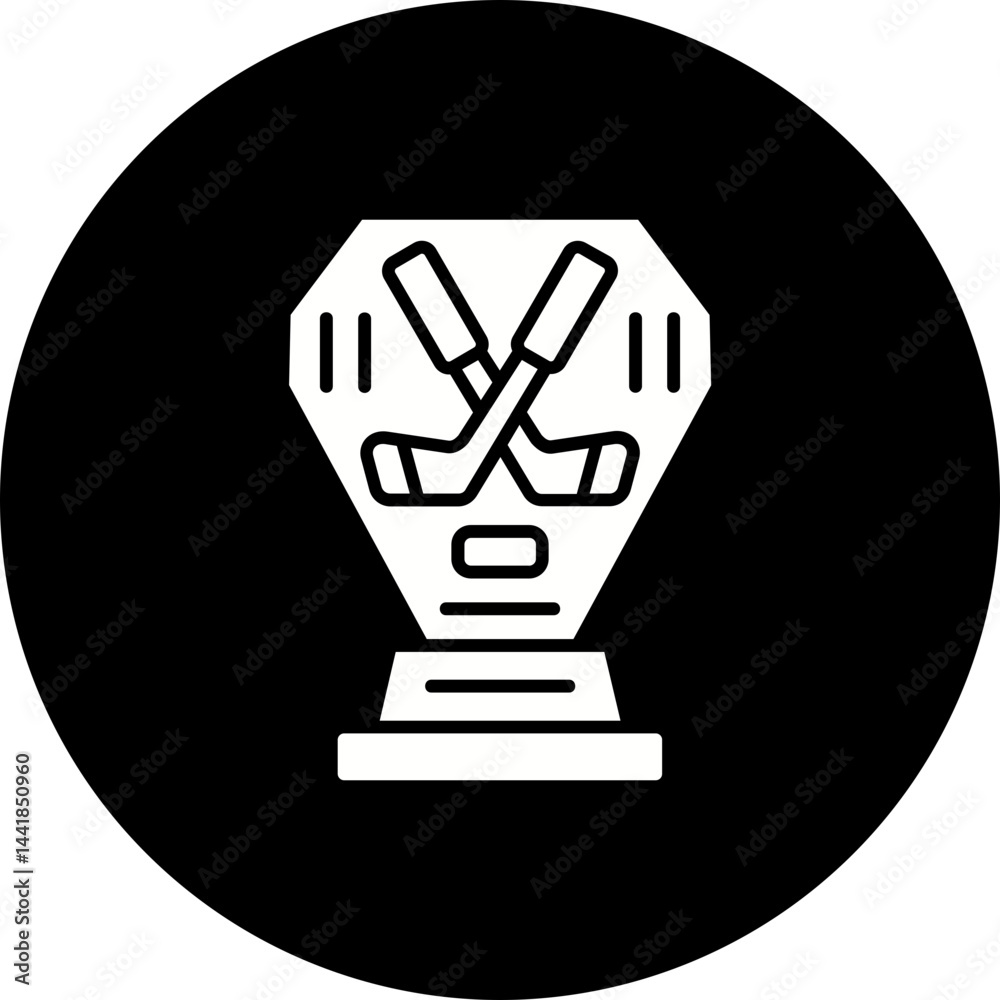 Hockey trophy Icon Hockey trophy Icon