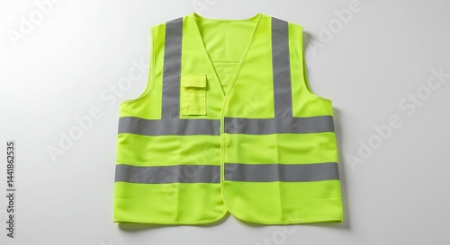 High-Visibility Safety Vest with Reflective Stripes