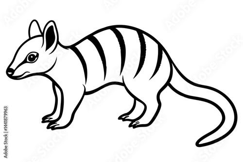 Elegant Numbat Sketch