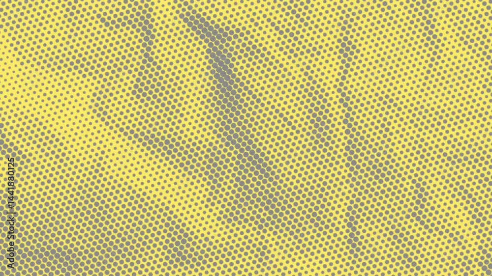 Animation Abstract Duotone Halftone Dotted Retro Paper Print Texture Animated Grunge Background 4K