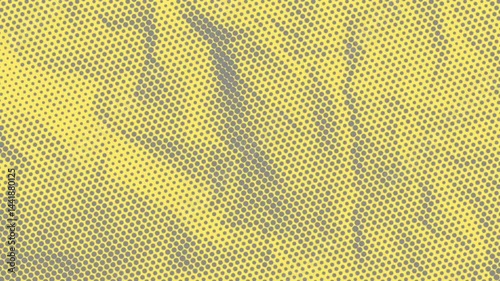 Animation Abstract Duotone Halftone Dotted Retro Paper Print Texture Animated Grunge Background 4K