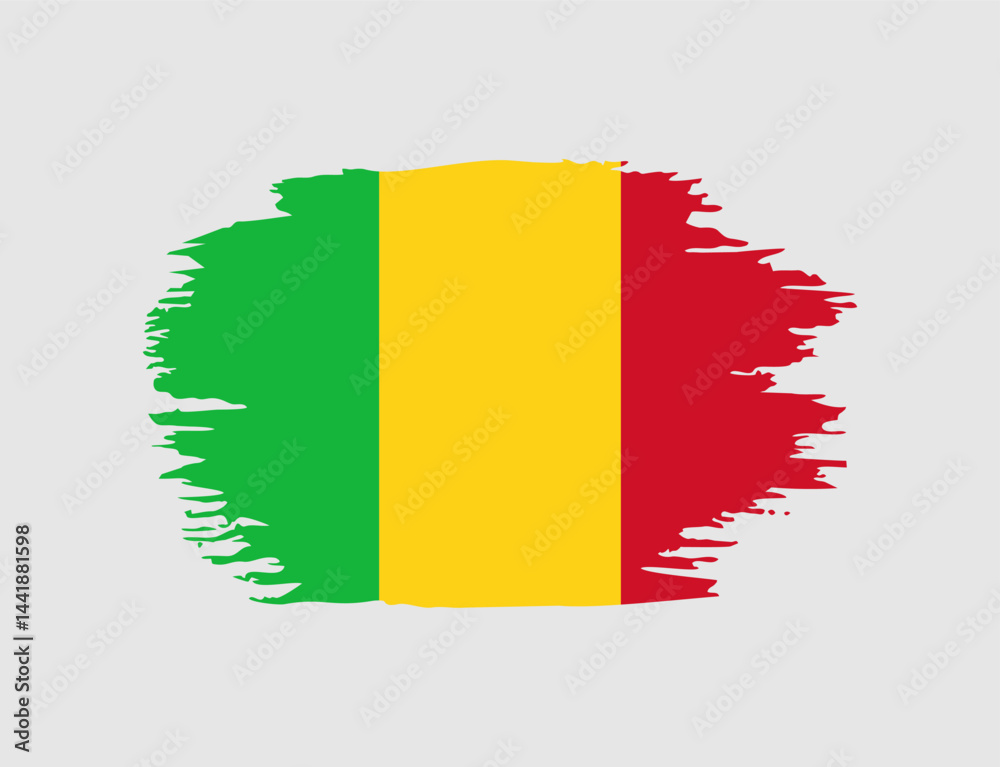 Fototapeta premium National Flag of Mali