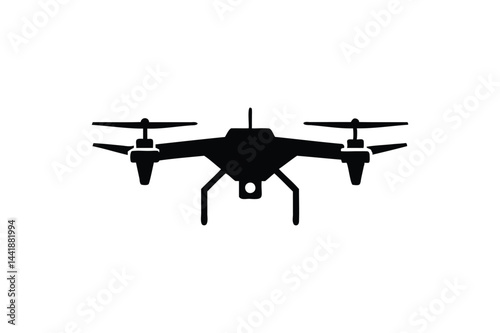 A Civilian aerial drone icon on a white background