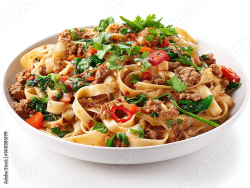 A delicious plate of fettuc...