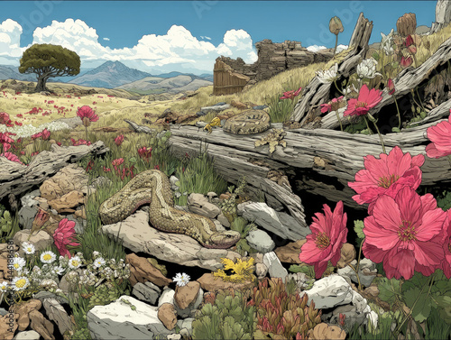 A detailed illustration of ...