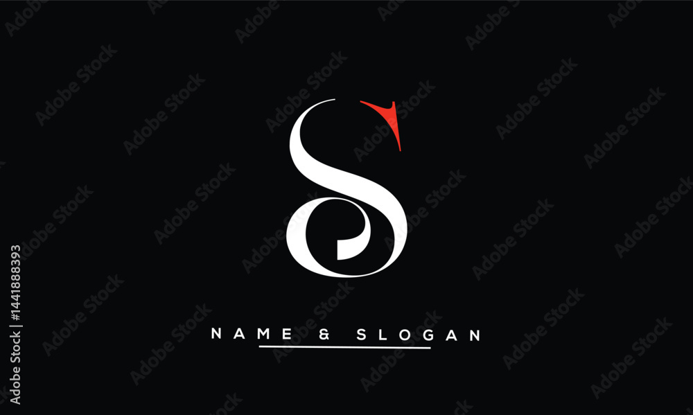 S Abstract Letters Logo Monogram S Abstract Letters Logo Monogram