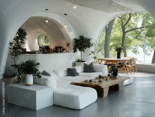 A visionary future interior...