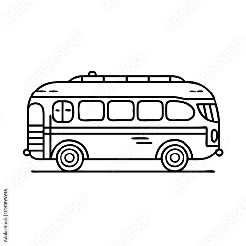 freedom riders bus icon, freedom riders bus line art - simple line art of freedom riders bus, perfect for freedom riders bus logos and icons