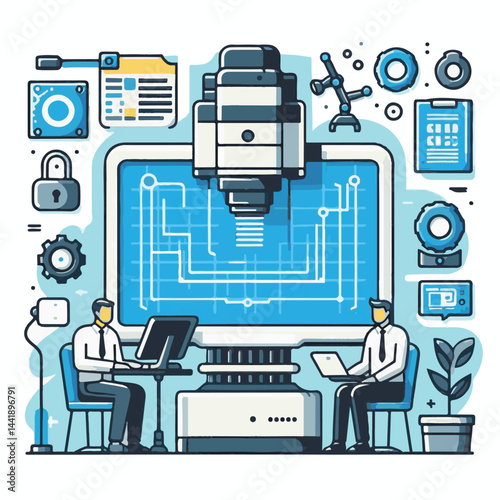 technology, scanner, scan, 3d, equipment, engineering, tool, industry, laser, computer, machine, scanning, work, industrial, hand, production, manufacturing, measurement, process, design, hardware, re