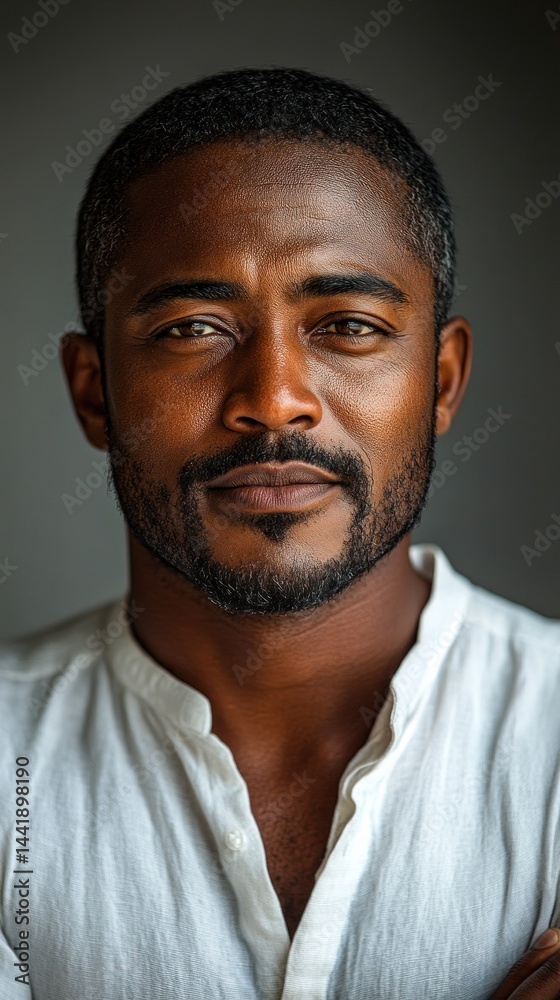 Portrait of a Confident Black Man