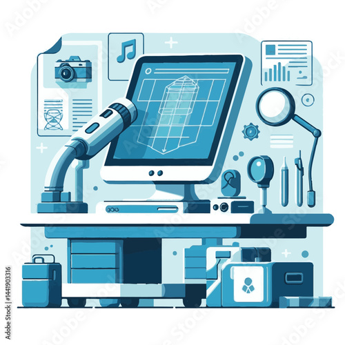 technology, scanner, scan, 3d, equipment, engineering, tool, industry, laser, computer, machine, scanning, work, industrial, hand, production, manufacturing, measurement, process, design, hardware, re