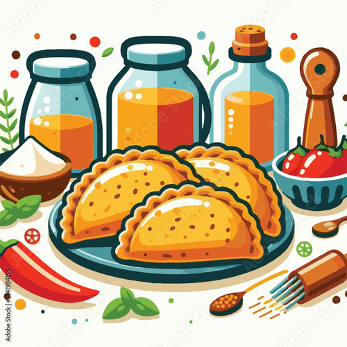empanadas, pastry, traditional, food, snack, cuisine, meat, meal, delicious, homemade, appetizer, background, stuffed, empanada, tasty, baked, dish, fried, dinner, national, bakery, fresh, breakfast, 