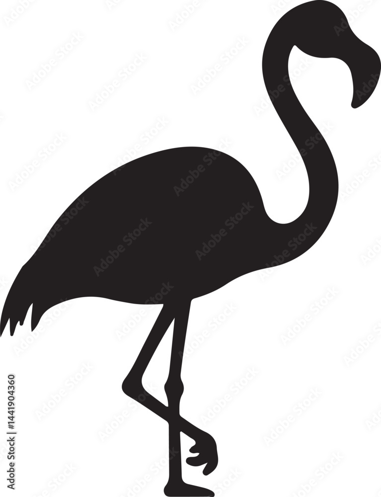Obraz premium Flamingo Silhouette Vector Bundle