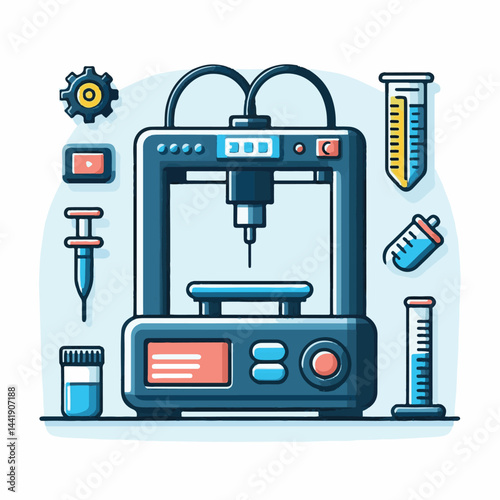 technology, modern, industry, 3d, machine, model, printer, manufacturing, design, engineering, innovation, 3d printer, plastic, print, printing, laboratory, prototype, 3d printing, business, object, c