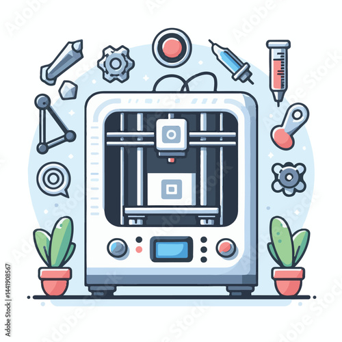 technology, modern, industry, 3d, machine, model, printer, manufacturing, design, engineering, innovation, 3d printer, plastic, print, printing, laboratory, prototype, 3d printing, business, object, c