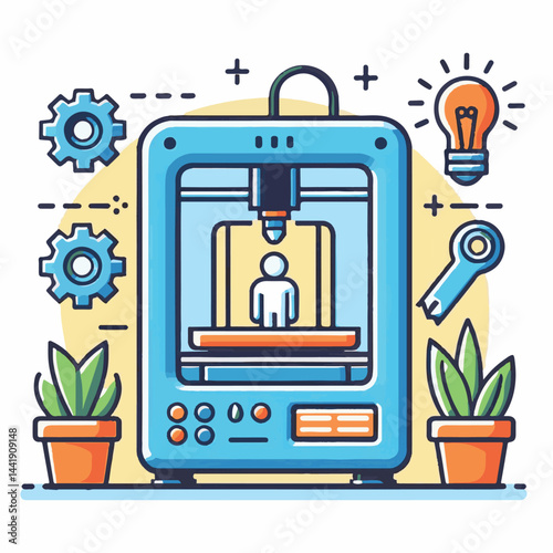 technology, modern, industry, 3d, machine, model, printer, manufacturing, design, engineering, innovation, 3d printer, plastic, print, printing, laboratory, prototype, 3d printing, business, object, c
