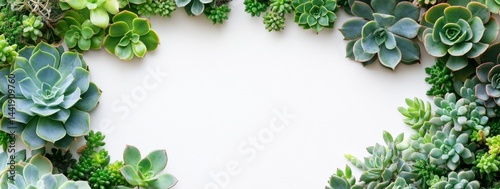 A row of plants with a variety of colors and sizes photo