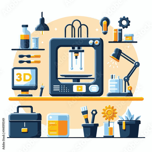 technology, modern, industry, 3d, machine, model, printer, manufacturing, design, engineering, innovation, 3d printer, plastic, print, printing, laboratory, prototype, 3d printing, business, object, c