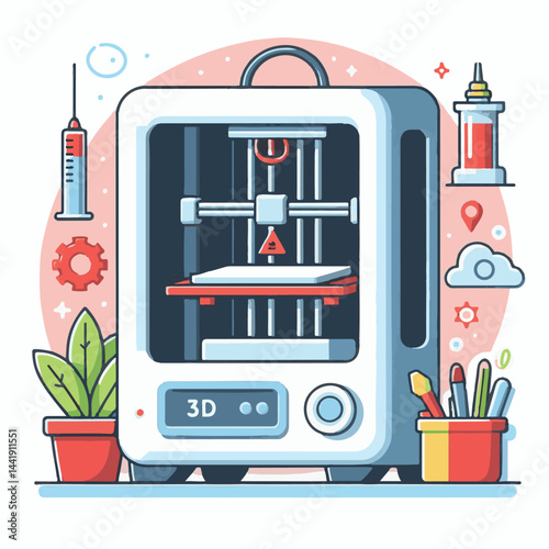 technology, modern, industry, 3d, machine, model, printer, manufacturing, design, engineering, innovation, 3d printer, plastic, print, printing, laboratory, prototype, 3d printing, business, object, c